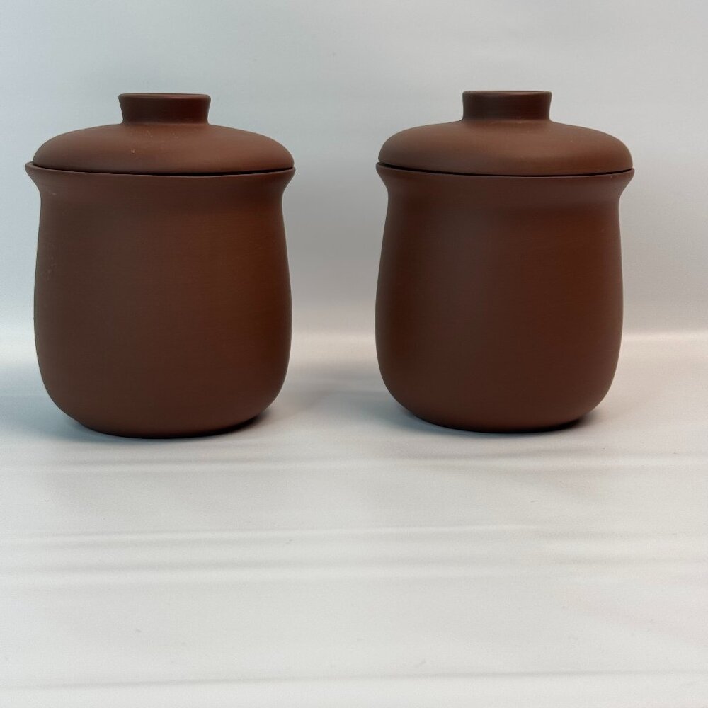 Bear 2 Purple Sand Clay Stew Cup 0.5 L Small pots with Lid Terracotta Chinese